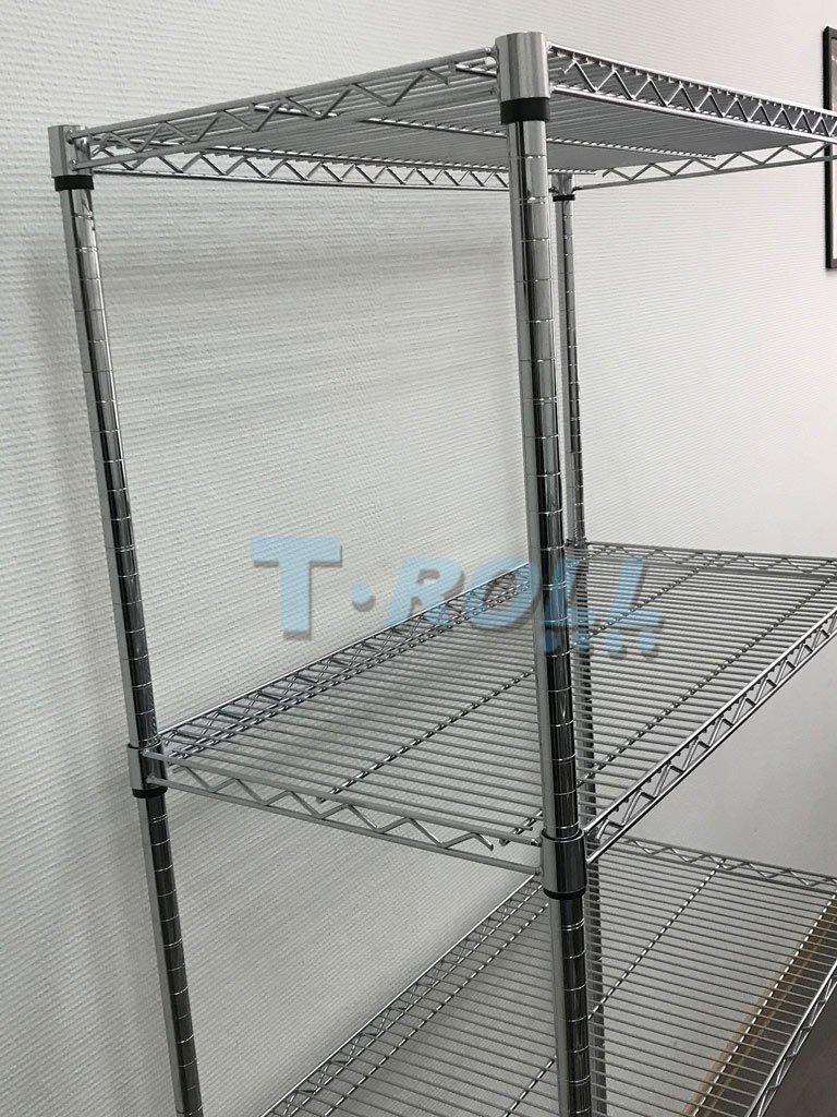 Стеллаж хромированный (Без колес) TRS-45L120