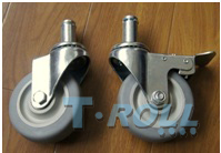 Комплект колес из 4-х штук для стеллажей TRS