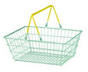 Корзина покупательская стальная TRBM-001