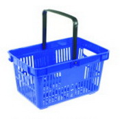 Корзинка покупательская пластиковая с одной ручкой