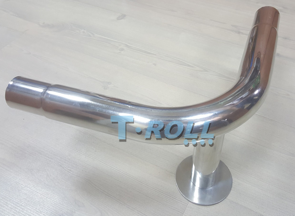 Угловой элемент отбойника 90* на ножке